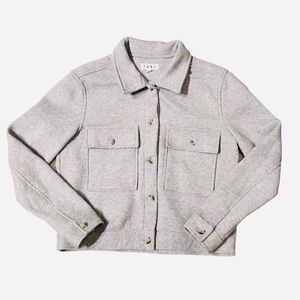 THML S sweatshirt jacket gray